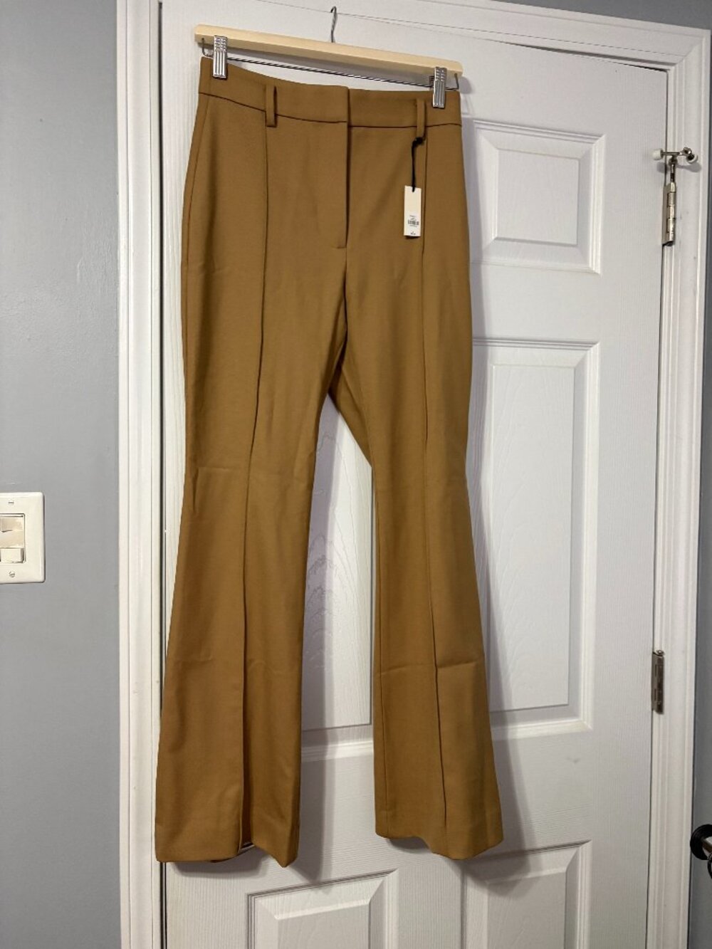 Banana Republic 2P High-Rise Skinny Flare Stretch Wool-Blend Pant